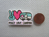 Second view of the Peace Love Camping Needle Minder
