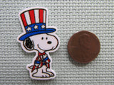 Second view of the Patriotic Snoopy Needle Minder