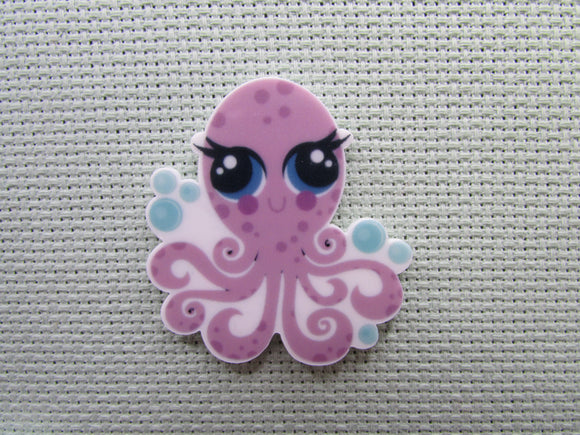 First view of the Purple Octopus with Bubbles Needle Minder