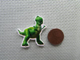 Second view of the Rex from Toy Story Needle Minder