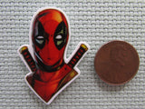 Second view of the Deadpool Needle Minder