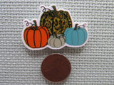 Second view of the Colorful Group of Pumpkins Needle Minder
