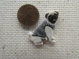 Second view of the Sweater Wearing Pug Needle Minder