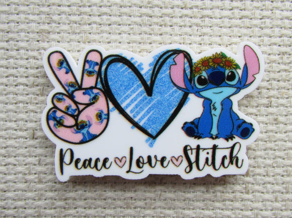 First view of the Peace Love Stitch Needle Minder