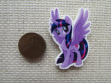 Second view of the Purple Pegasus Unicorn Pony Needle Minder