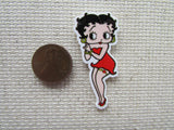 Second view of the Betty Boop Needle Minder