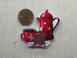 Second view of the Coffee/Cocoa and Cookies Needle Minder