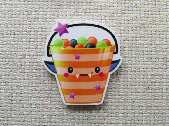 First view of the Halloween Pail of Goodies Needle Minder