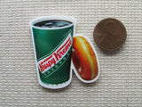 Second view of the Coffee and Donut Needle Minder