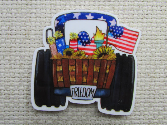 First view of the Patriotic Truck Needle Minder