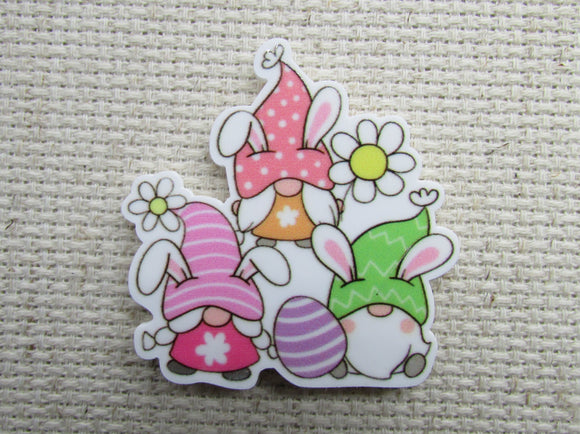 First view of the Easter Gnomes Needle Minder