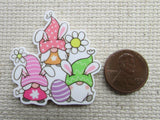 Second view of the Easter Gnomes Needle Minder