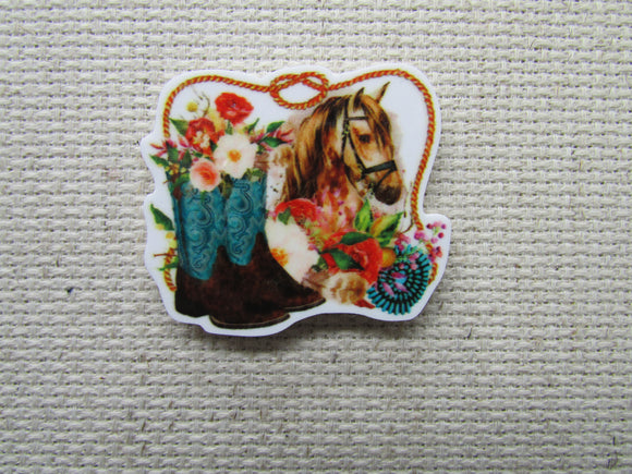 First view of the Horse and Boots Needle Minder