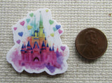 Second view of the Watercolor Castle Needle Minder