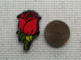 Second view of the Red Rose Bud Needle Minder