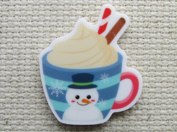 First view of the Snowman Cocoa Mug Needle Minder