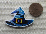 Second view of the Blue Wizard/Witch Hat Needle Minder