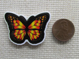 Second view of the Monarch Butterfly Needle Minder