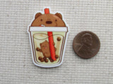Second view of the Bear Boba Drink Needle Minder