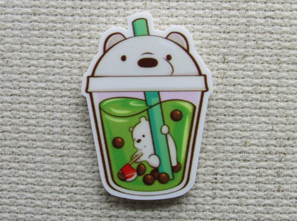 First view of the Polar Bear Boba Drink Needle Minder