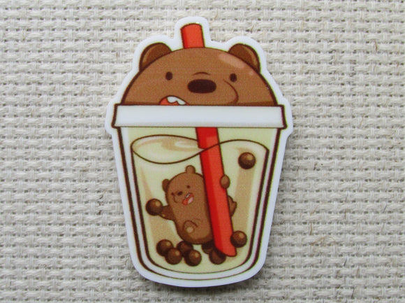 First view of the Bear Boba Drink Needle Minder