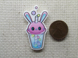 Second view of the Bunny Boba Needle Minder