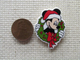 Second view of the Mickey in a Christmas Wreath Needle Minder