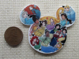 Second view of the Princess Collage Mouse Head Needle Minder