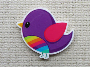 First view of the Purple Rainbow Bird Needle Minder