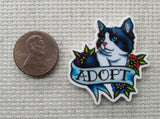 Second view of the Adopt a Cat Needle Minder