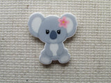 First view of the Koala with a Pink Flower Needle Minder