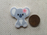 Second view of the Koala with a Pink Flower Needle Minder