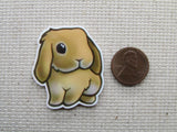 Second view of the Adorable Lop Eared Bunny Needle Minder