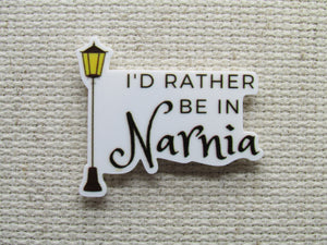 First view of the I'd Rather be in Narnia Needle Minder