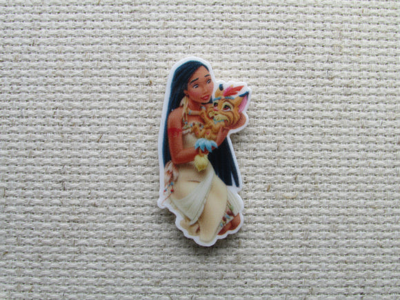 First view of the Pocahontas and Animal Friend Needle Minder