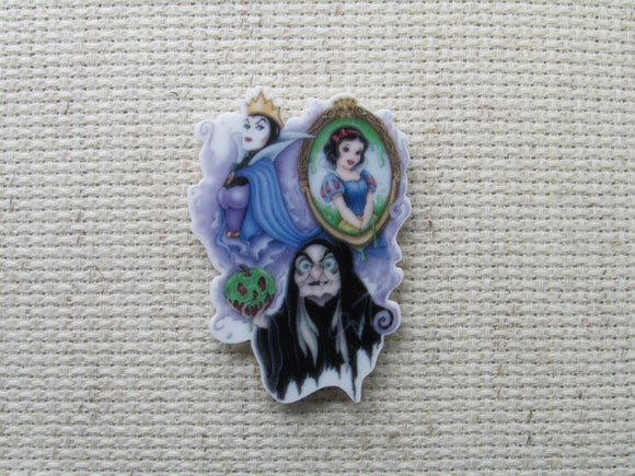 First view of the Snow White, Evil Queen and Old Hag with a Poison Apple Needle Minder