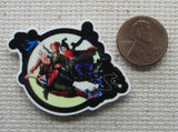 Second view of the Flying Sanderson Sisters Hocus Pocus Needle Minder