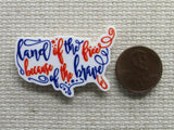 Second view of the Land of the Free Because of the Brave Needle Minder