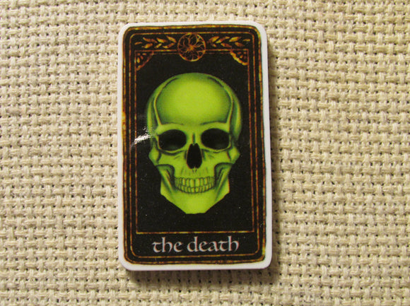 First view of the The Death Tarot Card Needle Minder