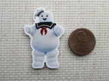 Second view of the Stay Puff Marshmallow Man Needle Minder