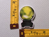 Third view of the Green Crystal Ball Needle Minder