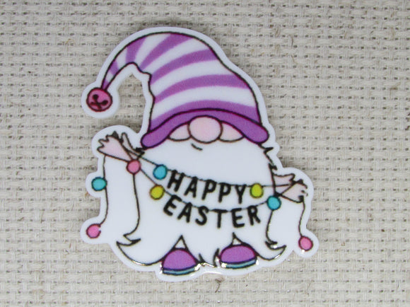 First view of the Happy Easter Gnome Needle Minder