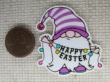 Second view of the Happy Easter Gnome Needle Minder