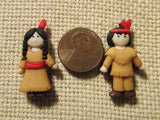 Second view of the Boy or Girl Native American Needle Minder