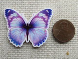 Second view of the Purple Butterfly Needle Minder