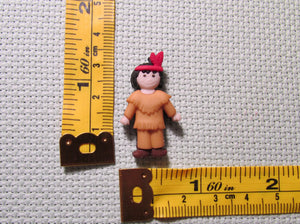 First view of the Boy or Girl Native American Needle Minder
