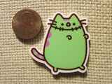 Second view of the Frankenstein Kitty Needle Minder