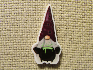 First view of the Bubbling Cauldron Holding Gnome Needle Minder