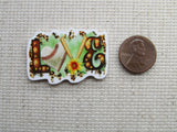 Second view of the For the Love of Baseball/Softball Needle Minder