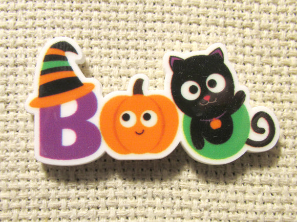 First view of the Pumpkin BOO Needle Minder